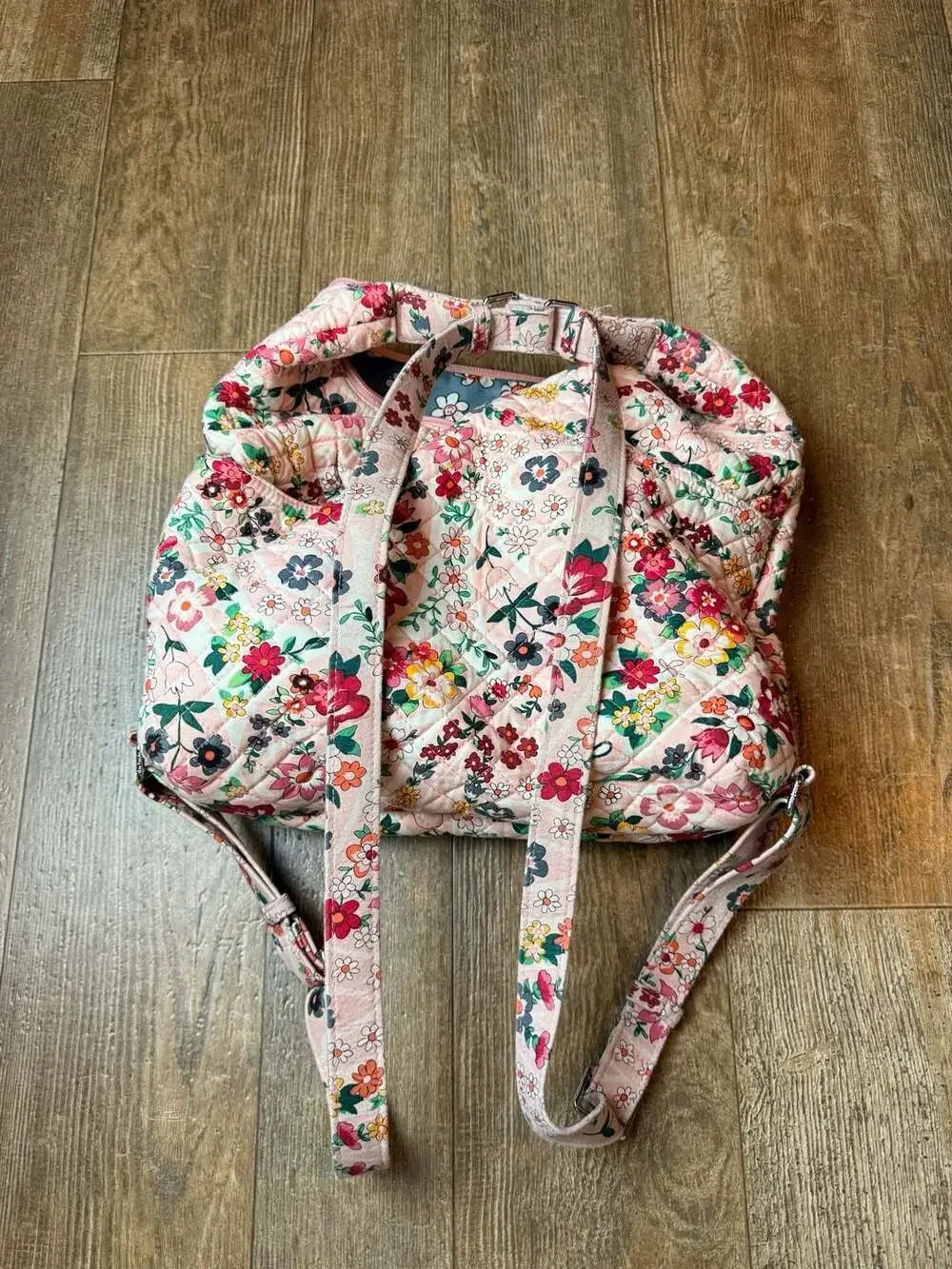 Vera Bradley Convertible Backpack Shoulder Bag in Prairie Paisley